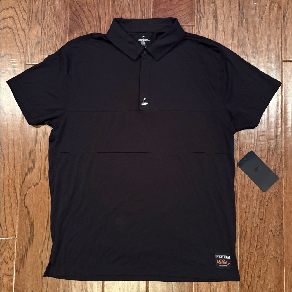 Fabletics Polo Fairway Polo Kevin Hart Eagle Edition New with Tags Black Size L
